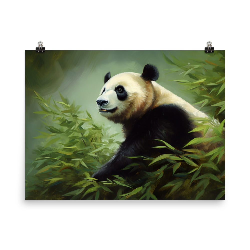 Majestic Panda photo paper poster - Posterfy.AI
