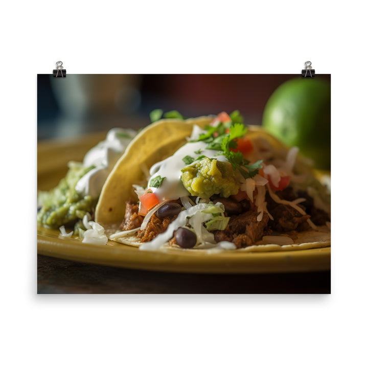 Taco Treat photo paper poster - Posterfy.AI