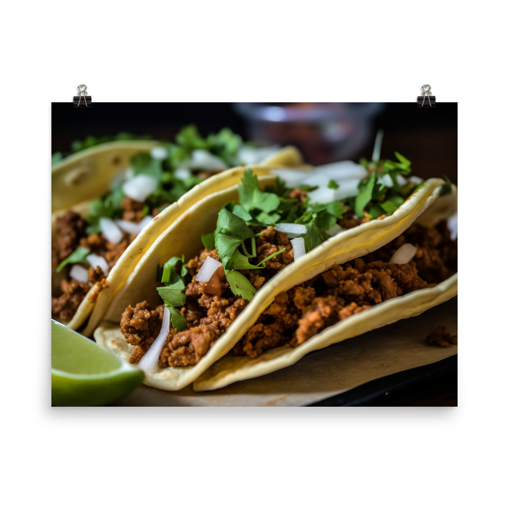 Taco Time photo paper poster - Posterfy.AI