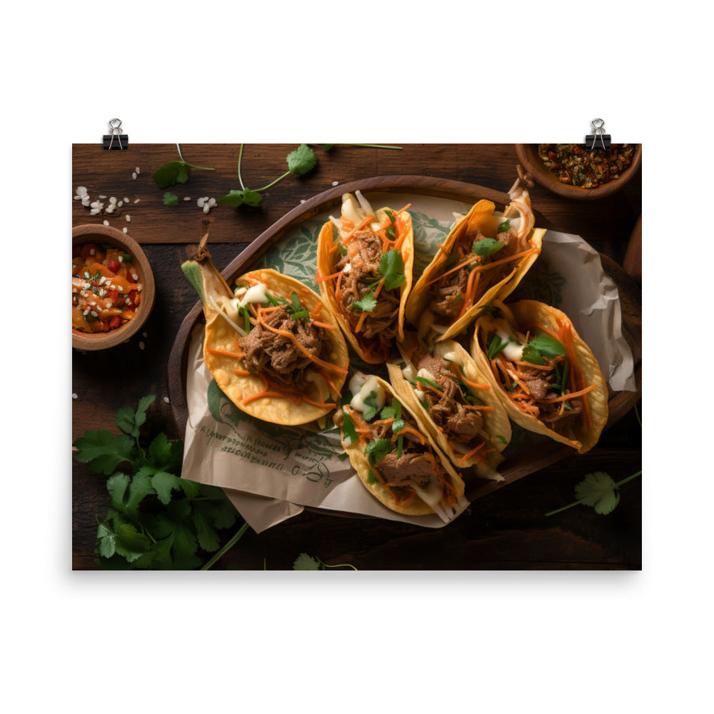 Kimchi Tacos photo paper poster - Posterfy.AI