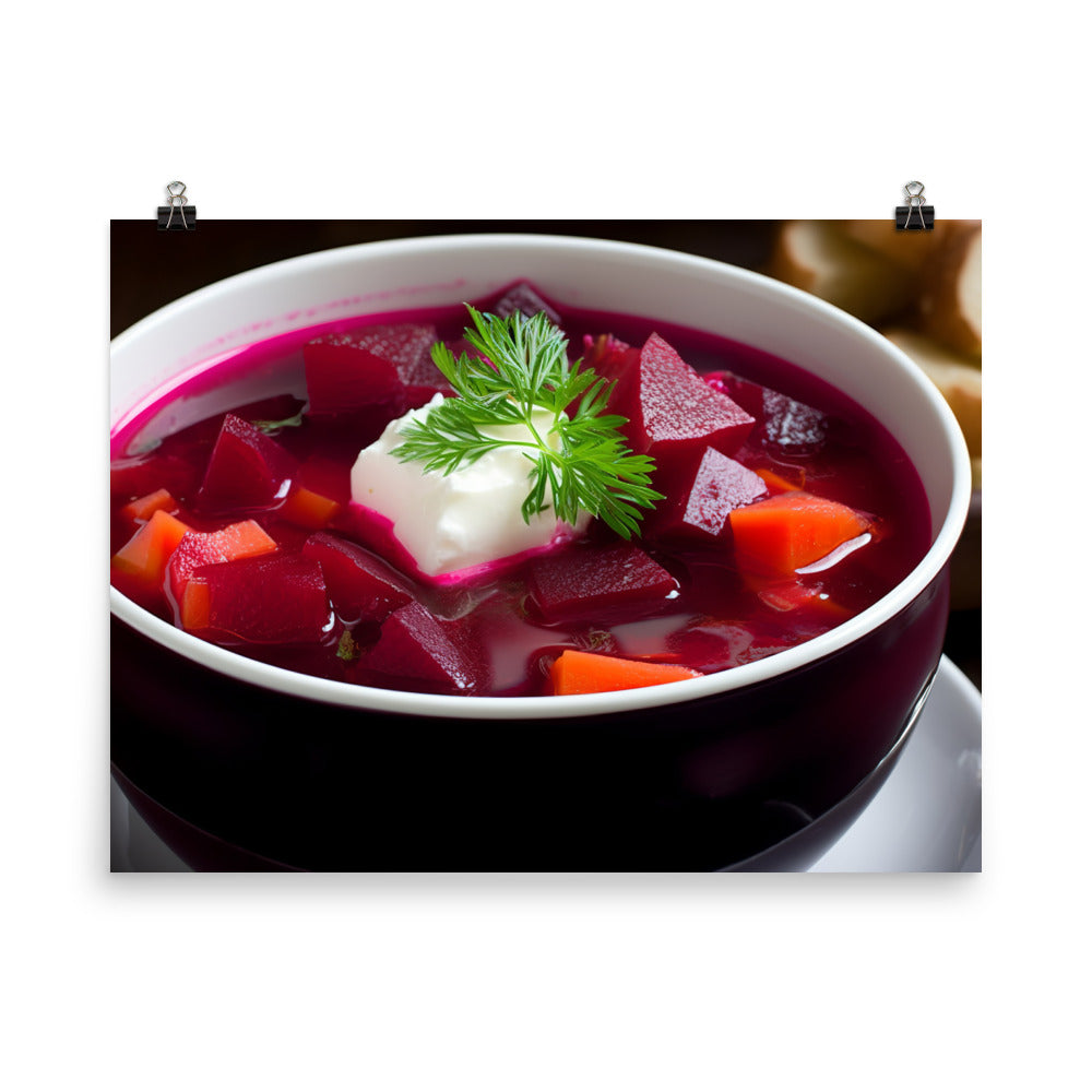 Borscht photo paper poster - Posterfy.AI