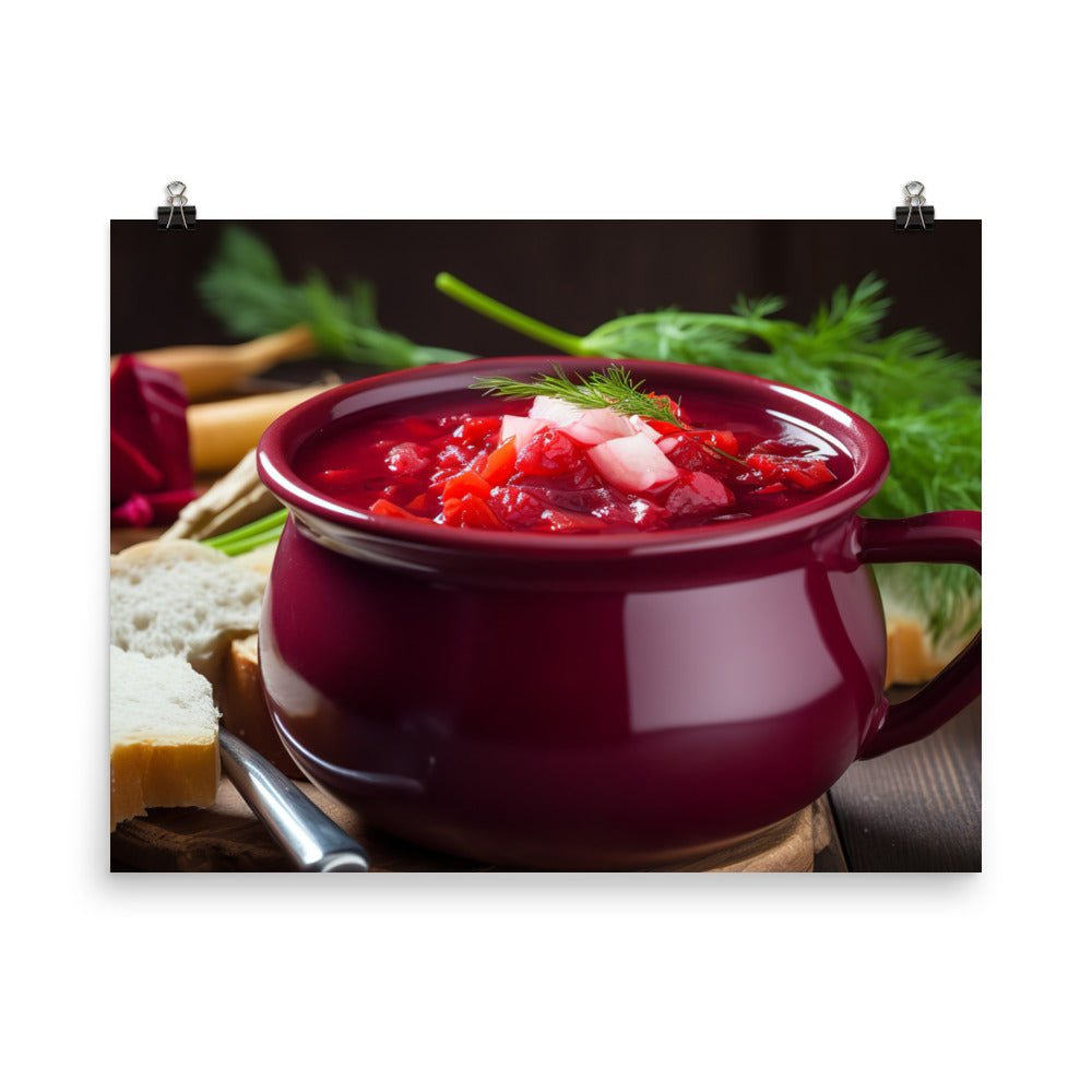 Borscht photo paper poster - Posterfy.AI