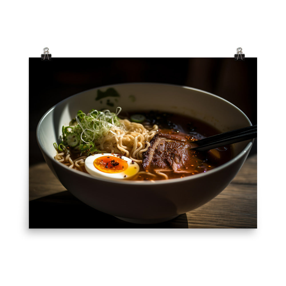 Beef Ramen photo paper poster - Posterfy.AI