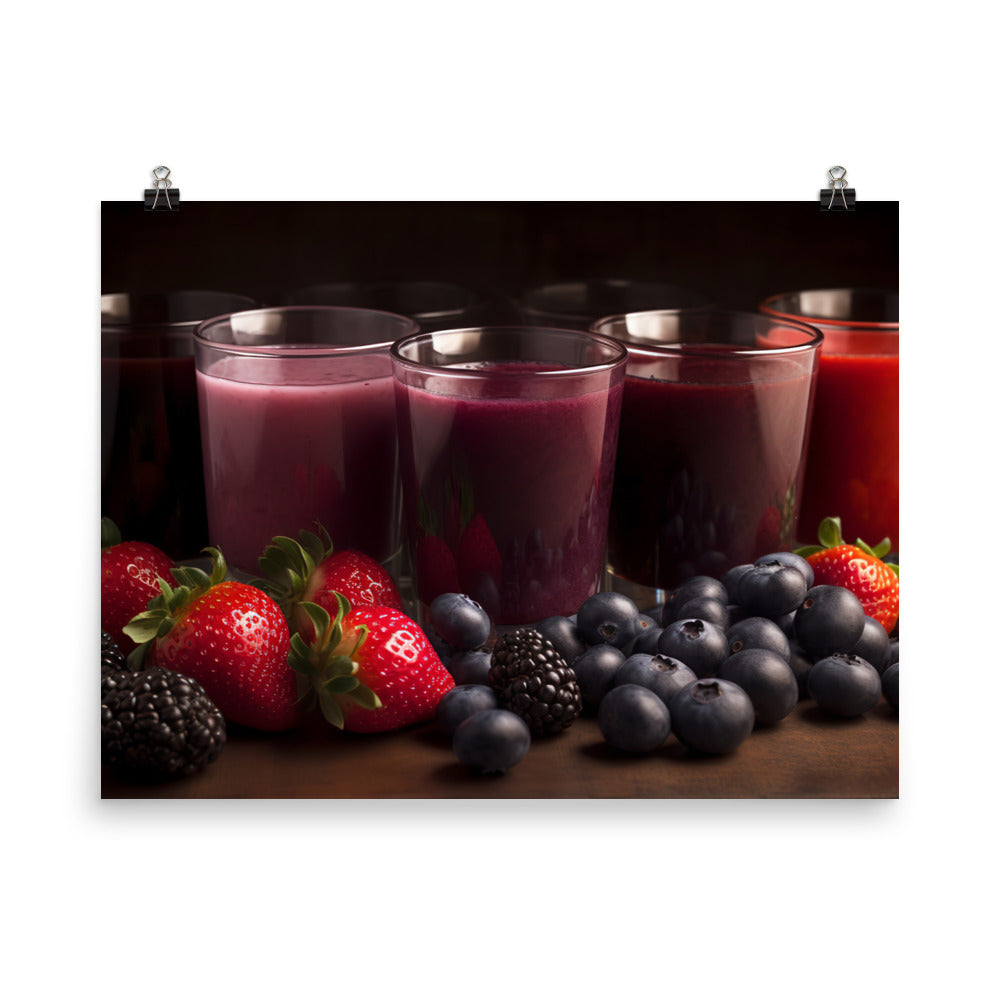 Berry Medley photo paper poster - Posterfy.AI