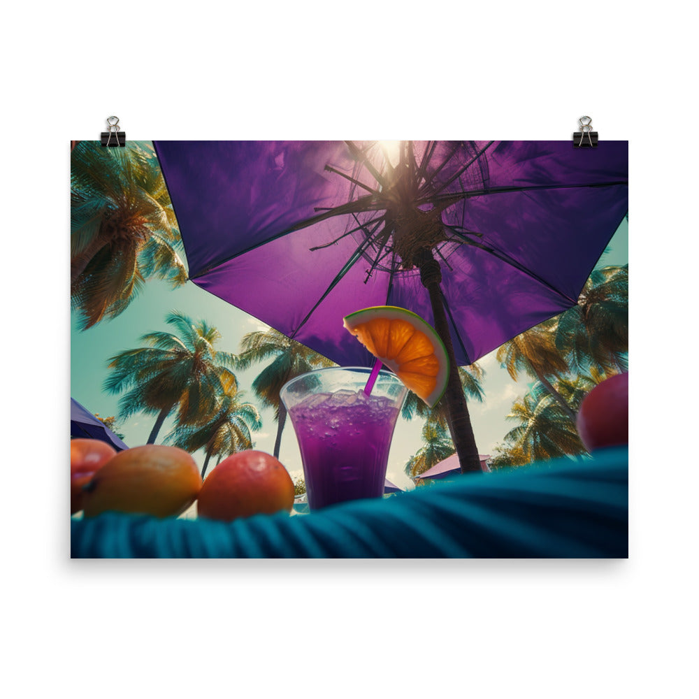 Grape Soda Paradise photo paper poster - Posterfy.AI