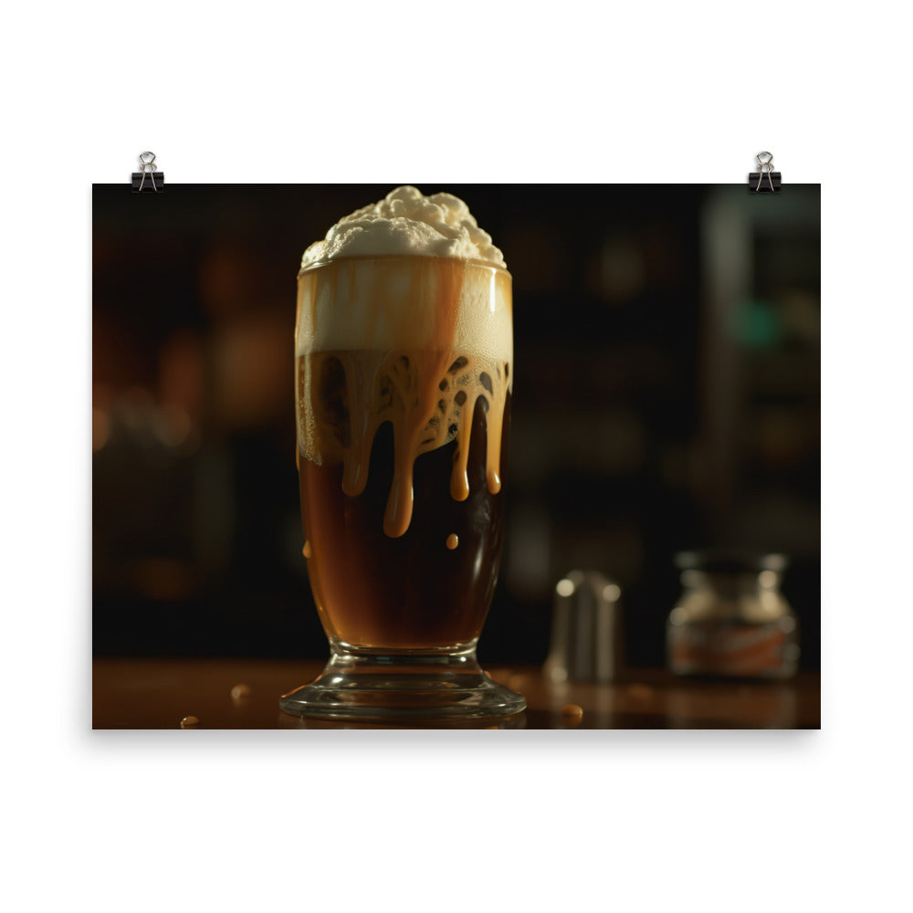Root Beer Float Bliss photo paper poster - Posterfy.AI
