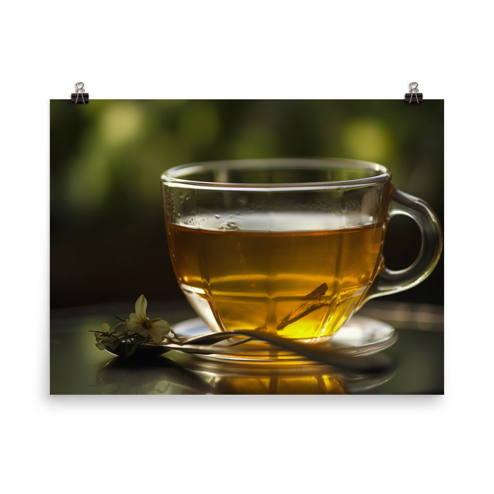 Jasmine Green Tea with Honey photo paper poster - Posterfy.AI