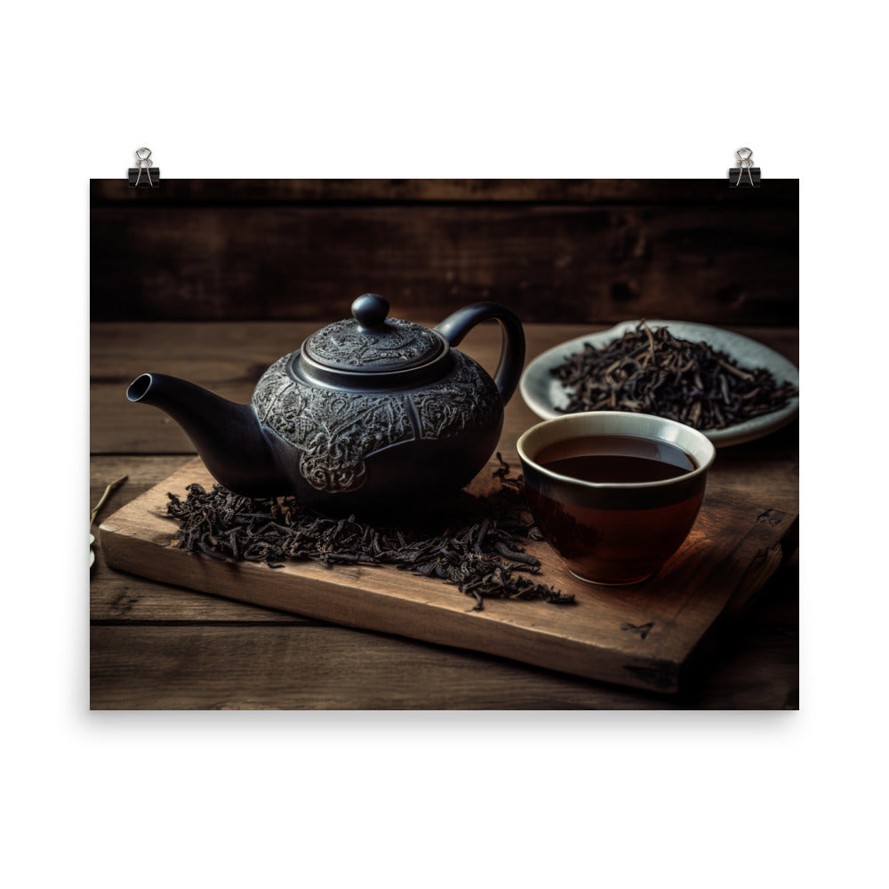 Aromatic Black Tea photo paper poster - Posterfy.AI