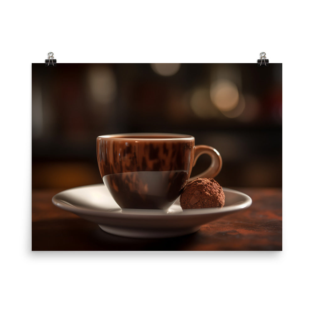The Rich Taste of an Americano photo paper poster - Posterfy.AI