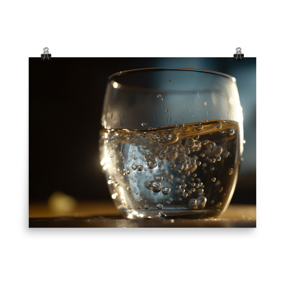 Ice cold water photo paper poster - Posterfy.AI