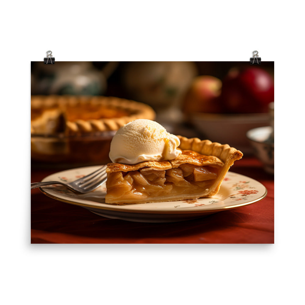 Classic American Apple Pie photo paper poster - Posterfy.AI