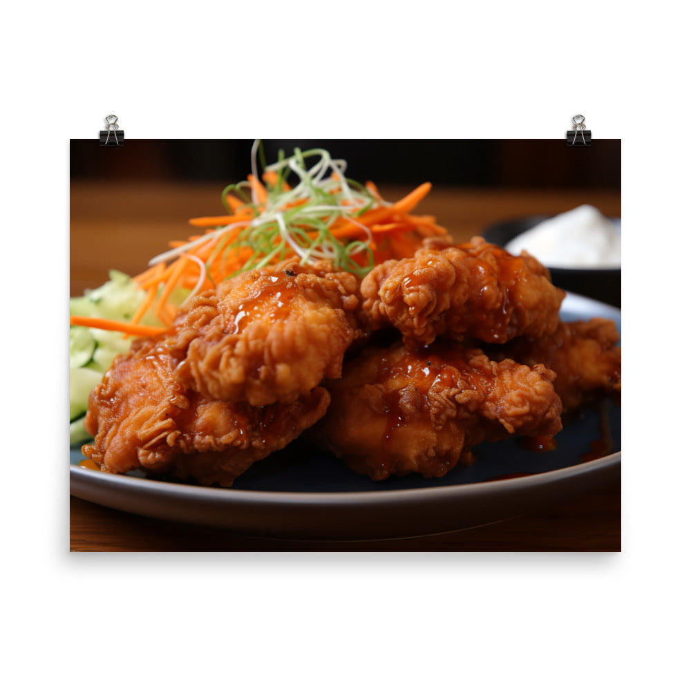 Korean Fried Chicken photo paper poster - Posterfy.AI