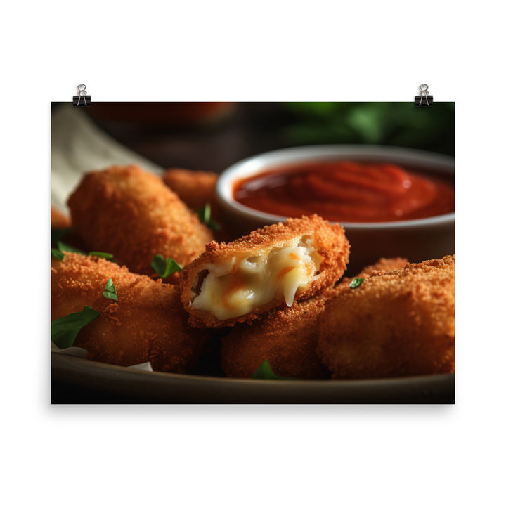 Mozzarella Sticks photo paper poster - Posterfy.AI