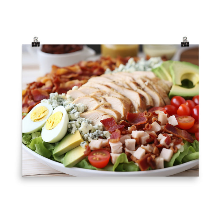 Delectable Cobb Salad photo paper poster - Posterfy.AI