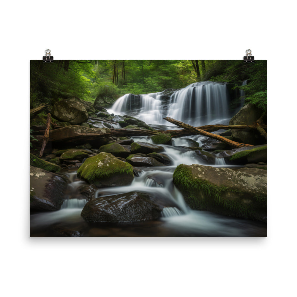 Great Smoky Mountains photo paper poster - Posterfy.AI