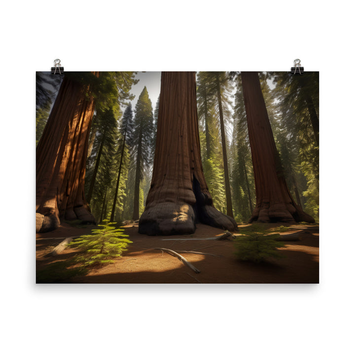 Yosemites Majestic Giants photo  paper poster - Posterfy.AI