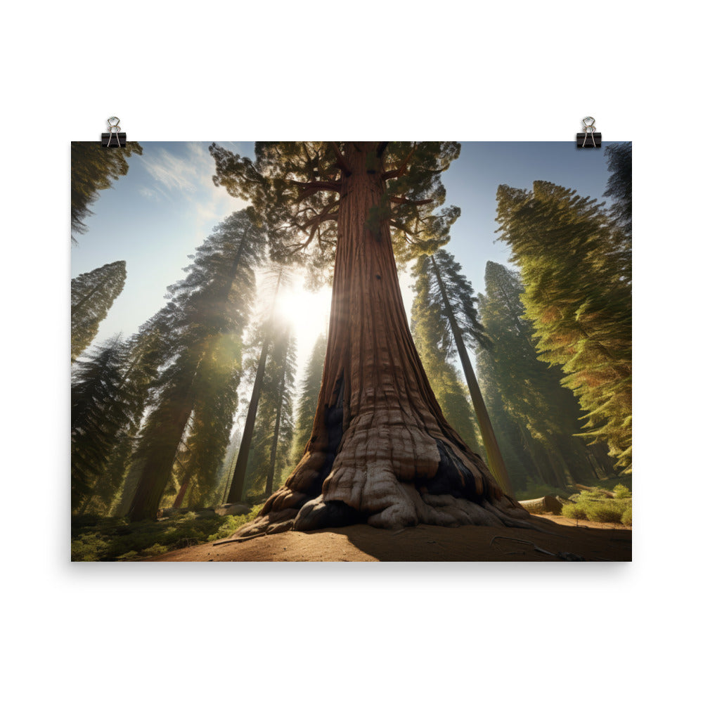 Yosemites Majestic Giants photo  paper poster - Posterfy.AI