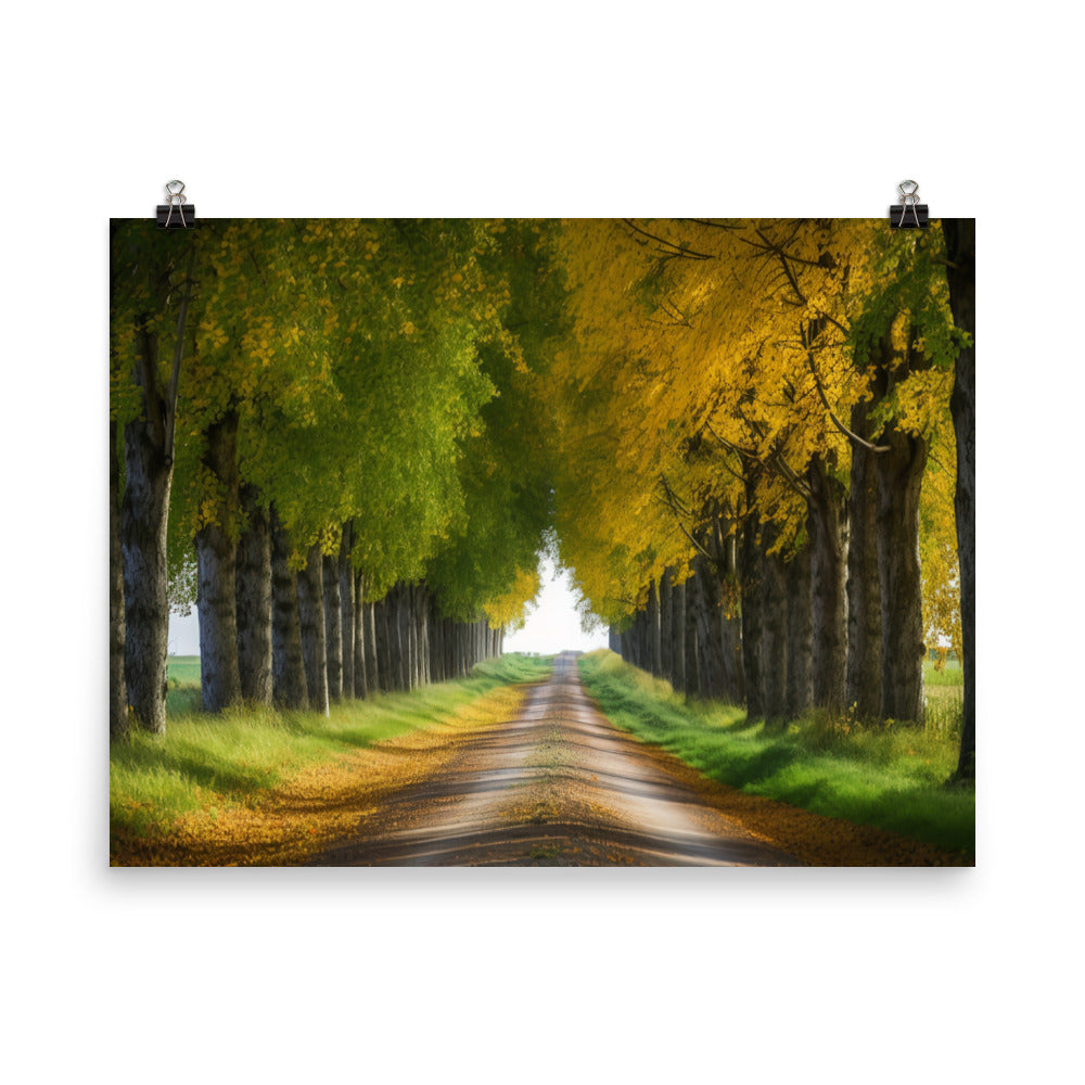 Discover Bieis Picturesque Roads photo  paper poster - Posterfy.AI