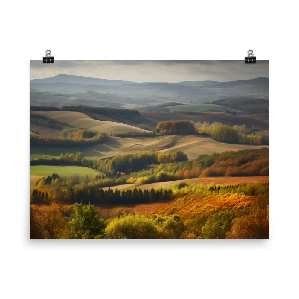 Embrace Bieis Rolling Landscape photo  paper poster - Posterfy.AI