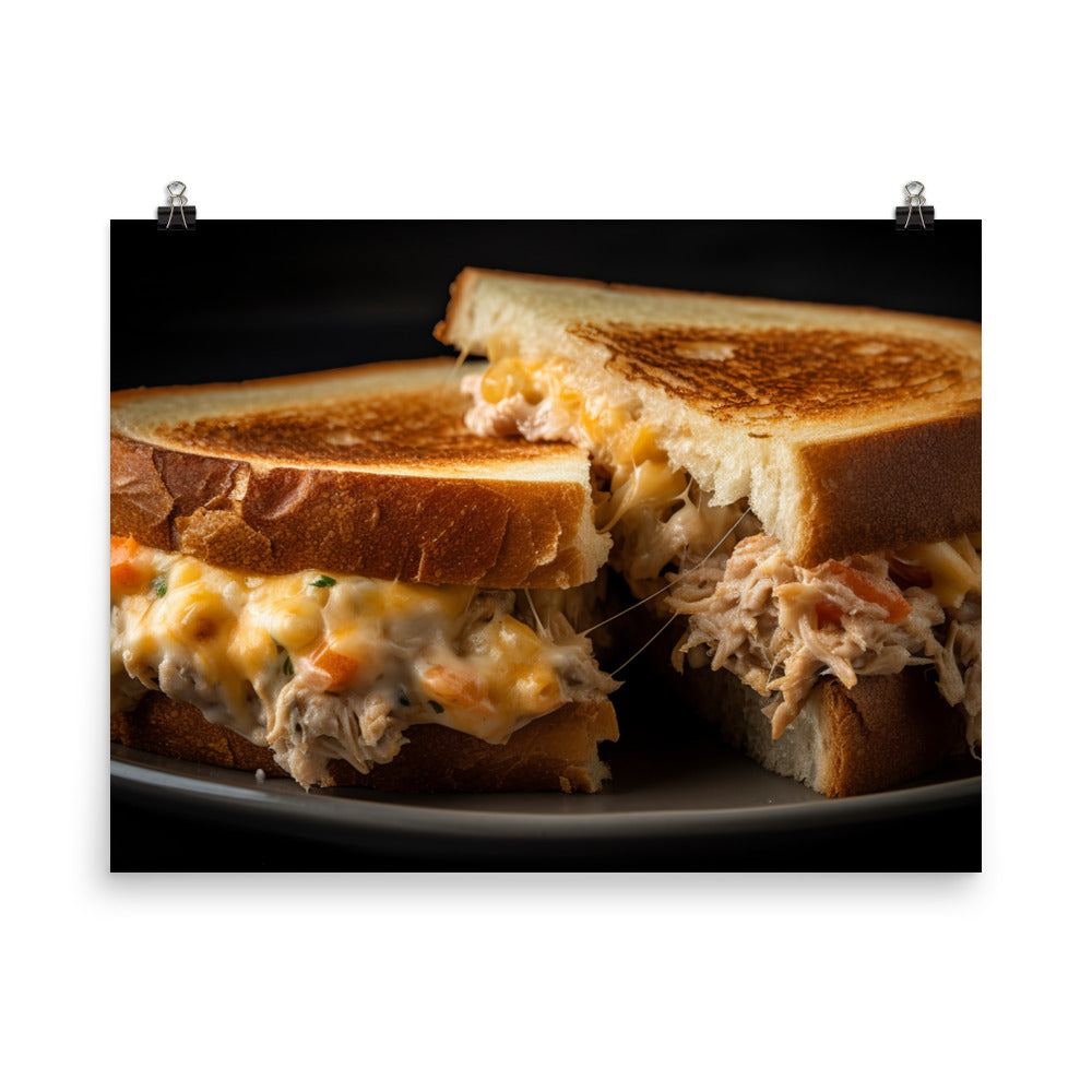 The Ultimate Tuna Melt photo paper poster - Posterfy.AI