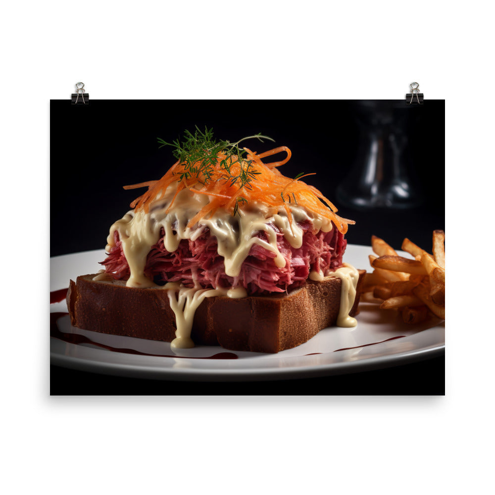 Ultimate Reuben Delight photo paper poster - Posterfy.AI
