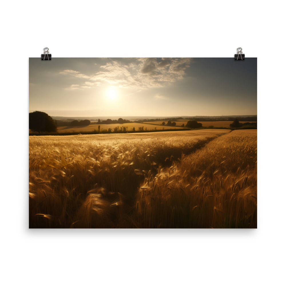 Summer Fields photo paper poster - Posterfy.AI