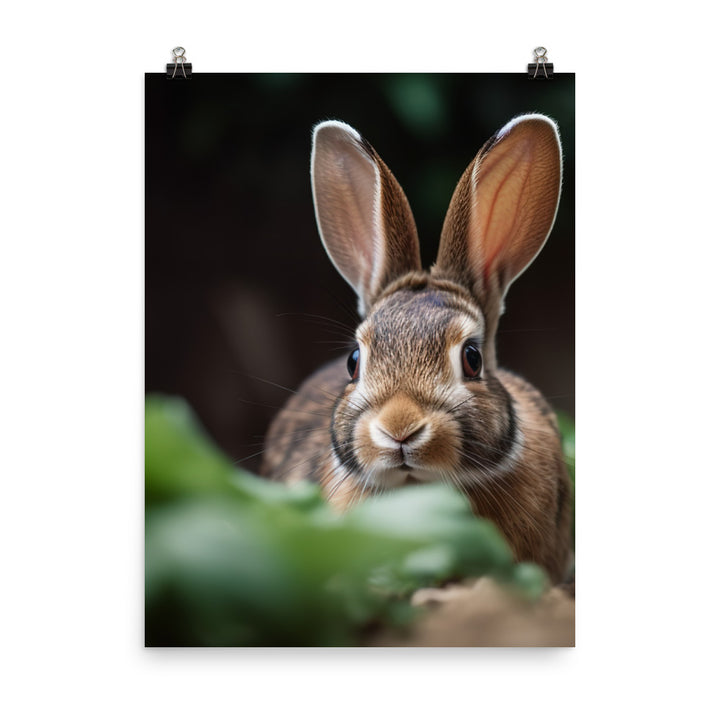 Mini Rex Bunny Photo paper poster - PosterfyAI.com