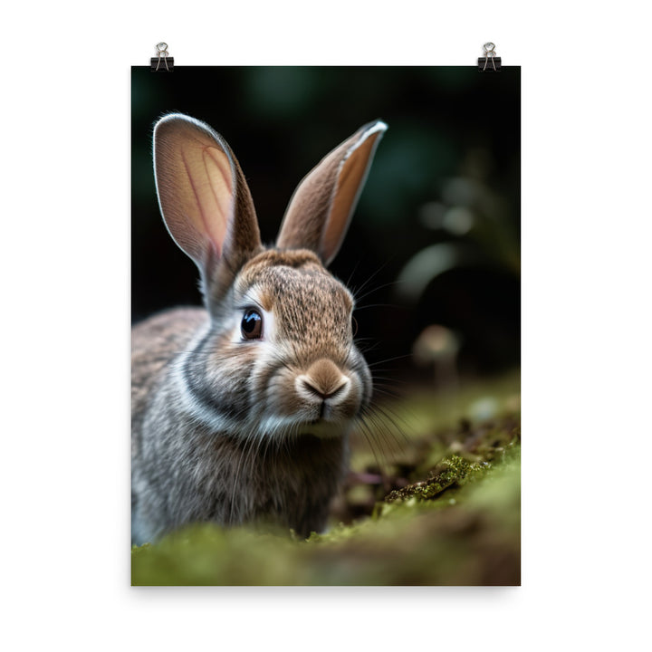 Mini Rex Bunny Photo paper poster - PosterfyAI.com