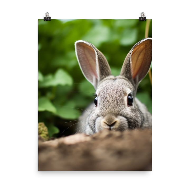 Mini Rex Bunny Photo paper poster - PosterfyAI.com