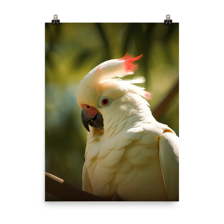 Moluccan Cockatoo Photo paper poster - PosterfyAI.com