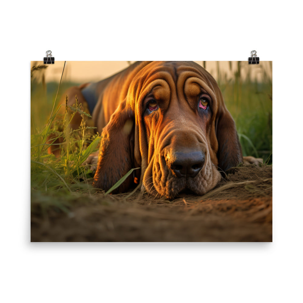 Bloodhounds Journey photo paper poster - Posterfy.AI