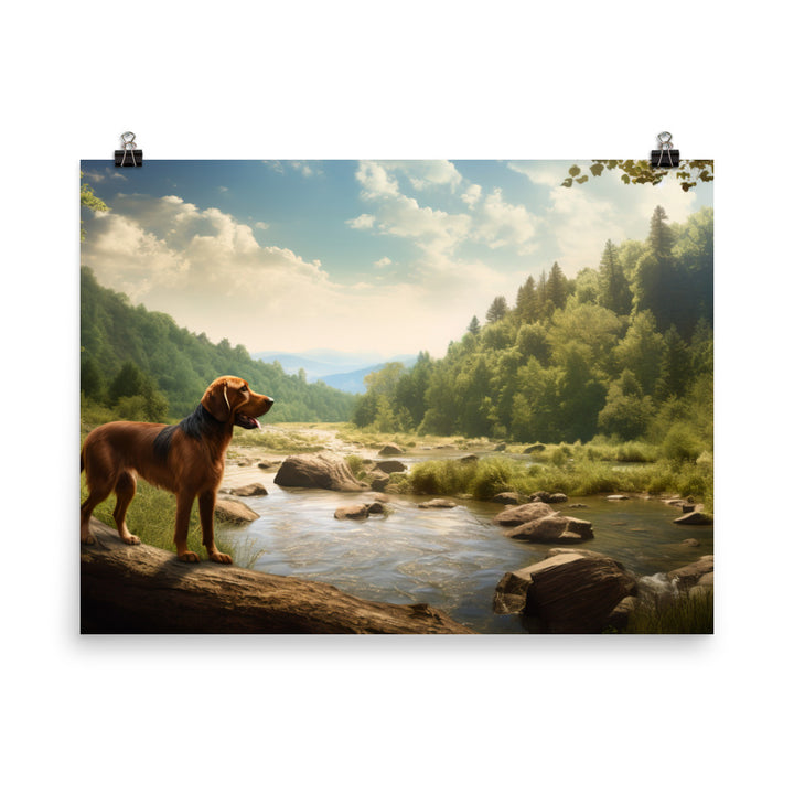 A Bloodhounds Adventure photo paper poster - Posterfy.AI