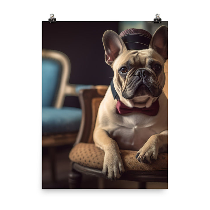 French Bulldog Photo paper poster - PosterfyAI.com
