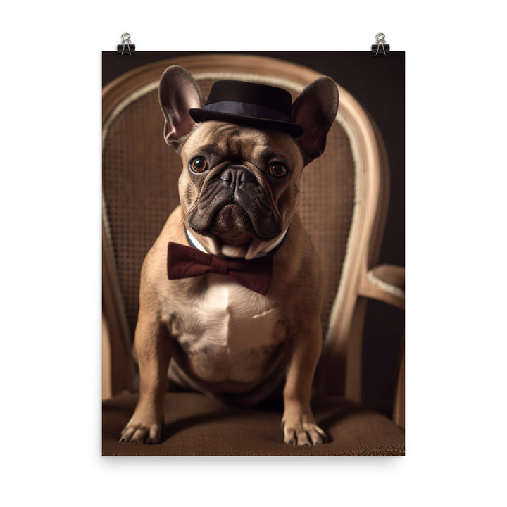 French Bulldog Photo paper poster - PosterfyAI.com