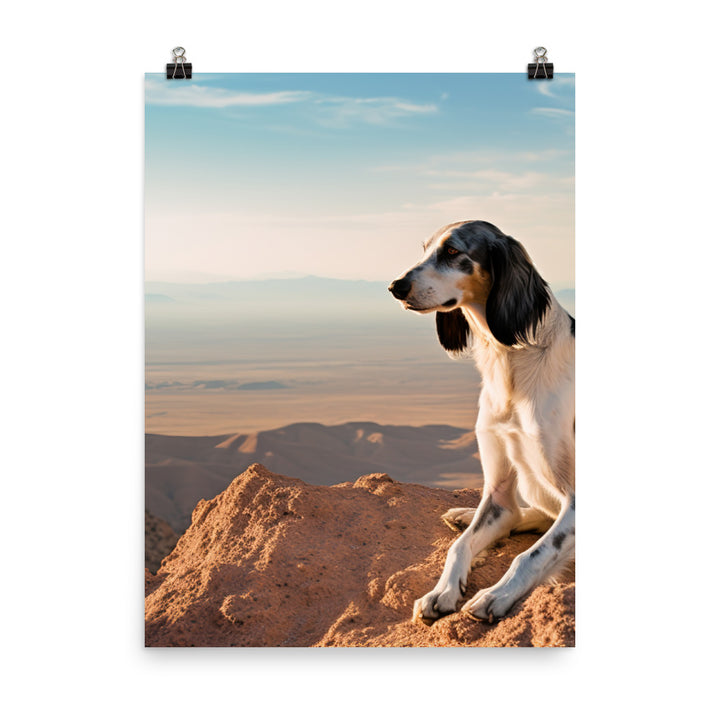 Majestic Saluki Photo paper poster - PosterfyAI.com
