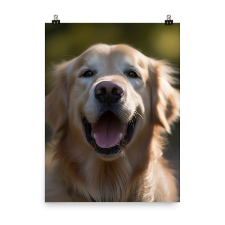 Golden Retriever Photo paper poster - PosterfyAI.com
