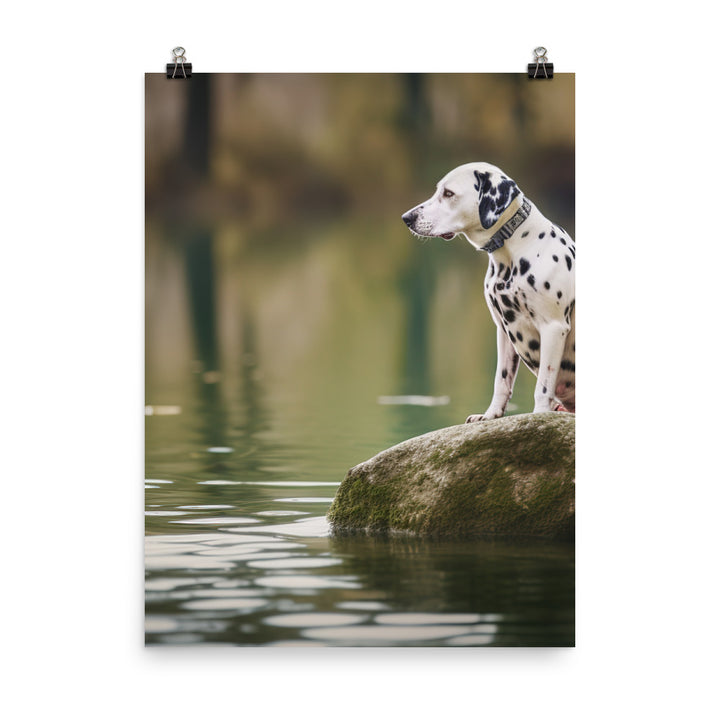 Dalmatian Daydream Photo paper poster - PosterfyAI.com