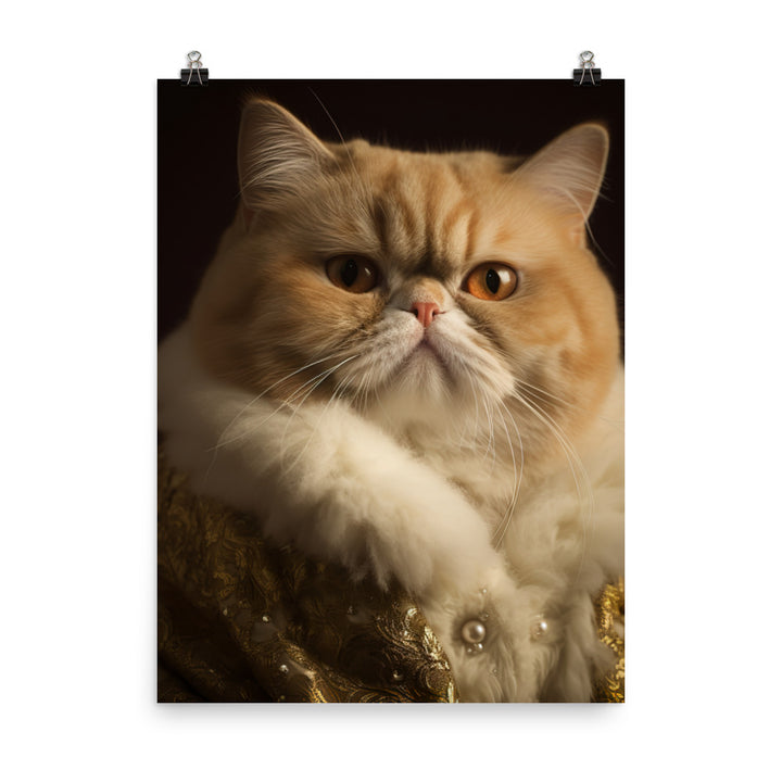 Exotic Shorthair Photo paper poster - PosterfyAI.com