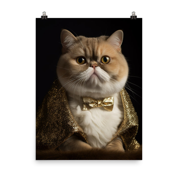 Exotic Shorthair Photo paper poster - PosterfyAI.com