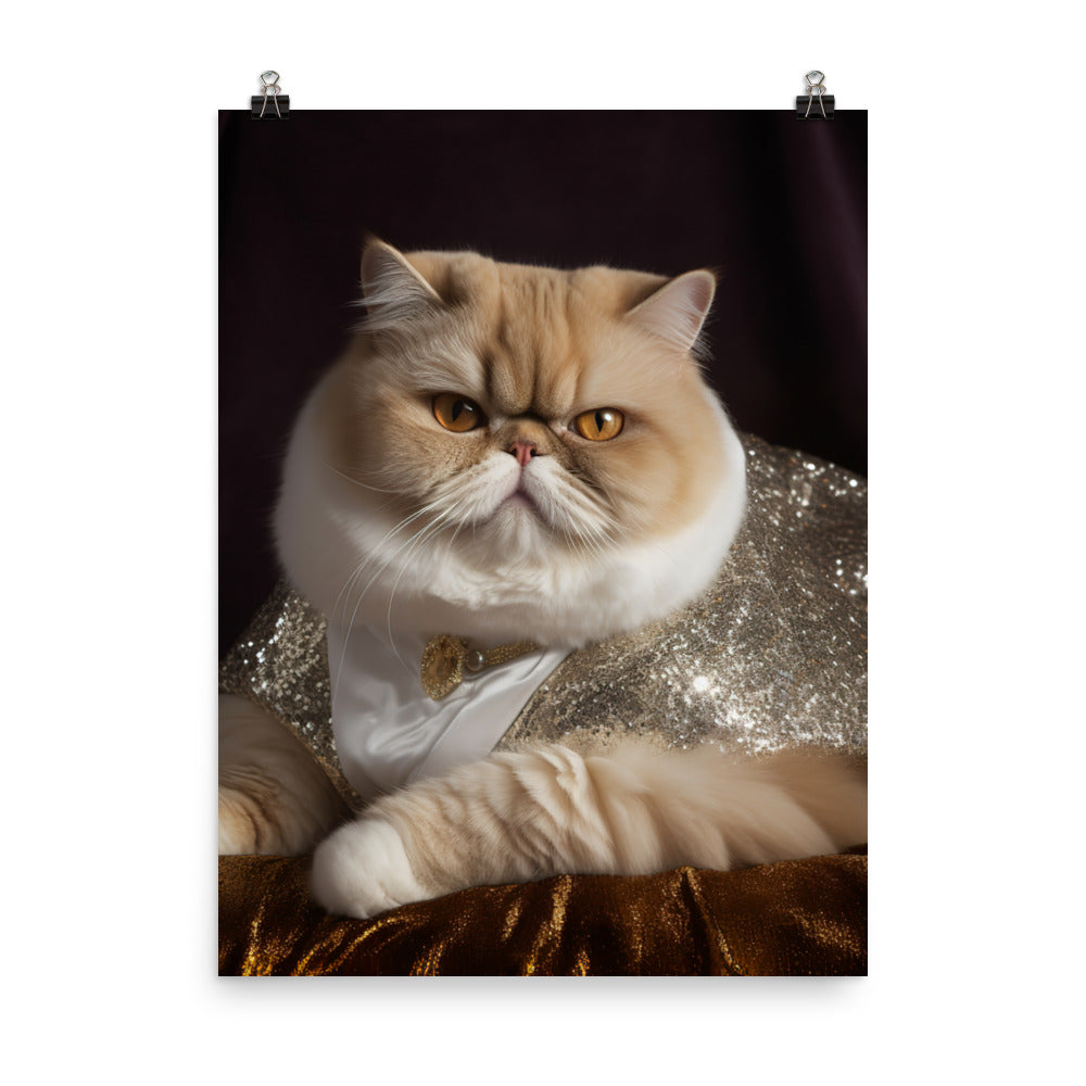 Exotic Shorthair Photo paper poster - PosterfyAI.com