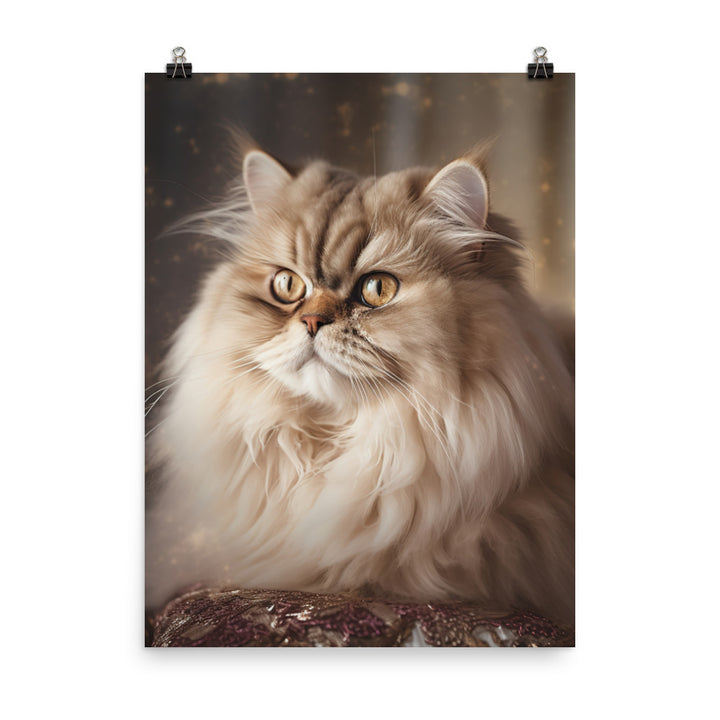 Glamorous Persian Portrait Photo paper poster - PosterfyAI.com