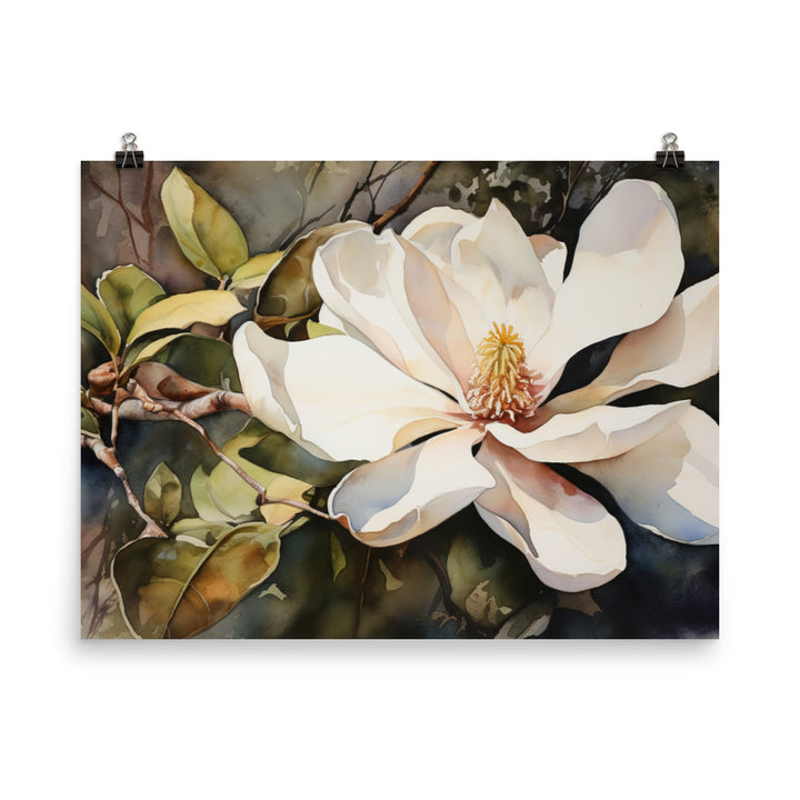 Magnificent Magnolias photo paper poster - Posterfy.AI