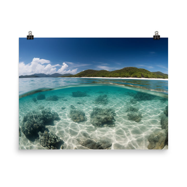 Great Barrier Reef photo paper poster - Posterfy.AI