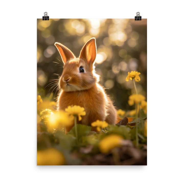 Irresistible Cinnamon Cuteness Photo paper poster - PosterfyAI.com
