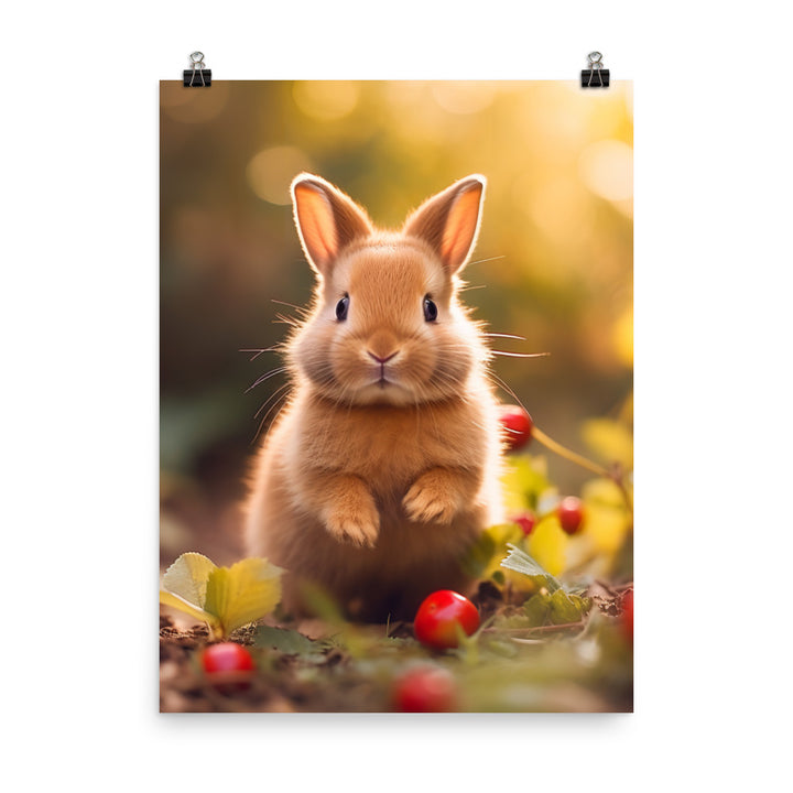Irresistible Cinnamon Cuteness Photo paper poster - PosterfyAI.com