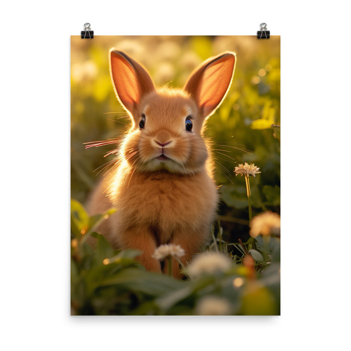 Cute Cinnamon Bundle of Joy Photo paper poster - PosterfyAI.com