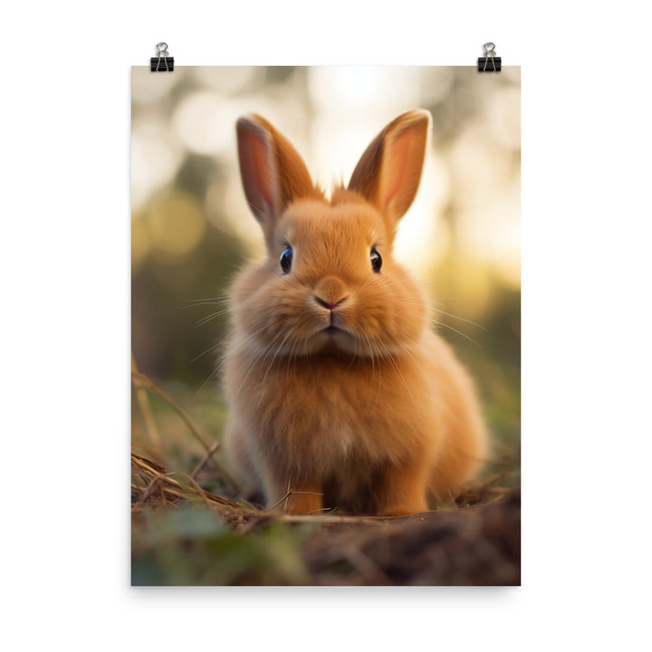 Adorable Cinnamon Fluffball Photo paper poster - PosterfyAI.com