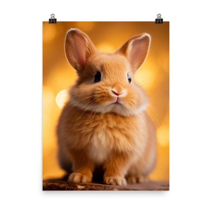 Adorable Cinnamon Fluffball Photo paper poster - PosterfyAI.com