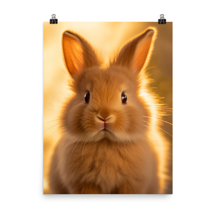 Adorable Cinnamon Fluffball Photo paper poster - PosterfyAI.com