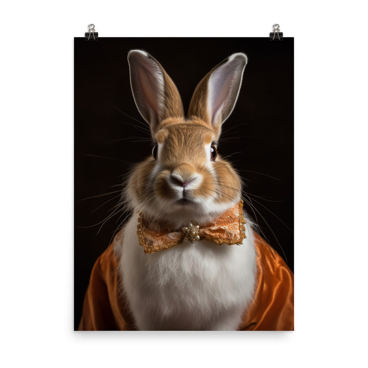 English Spot Bunnys Classic Charisma Photo paper poster - PosterfyAI.com